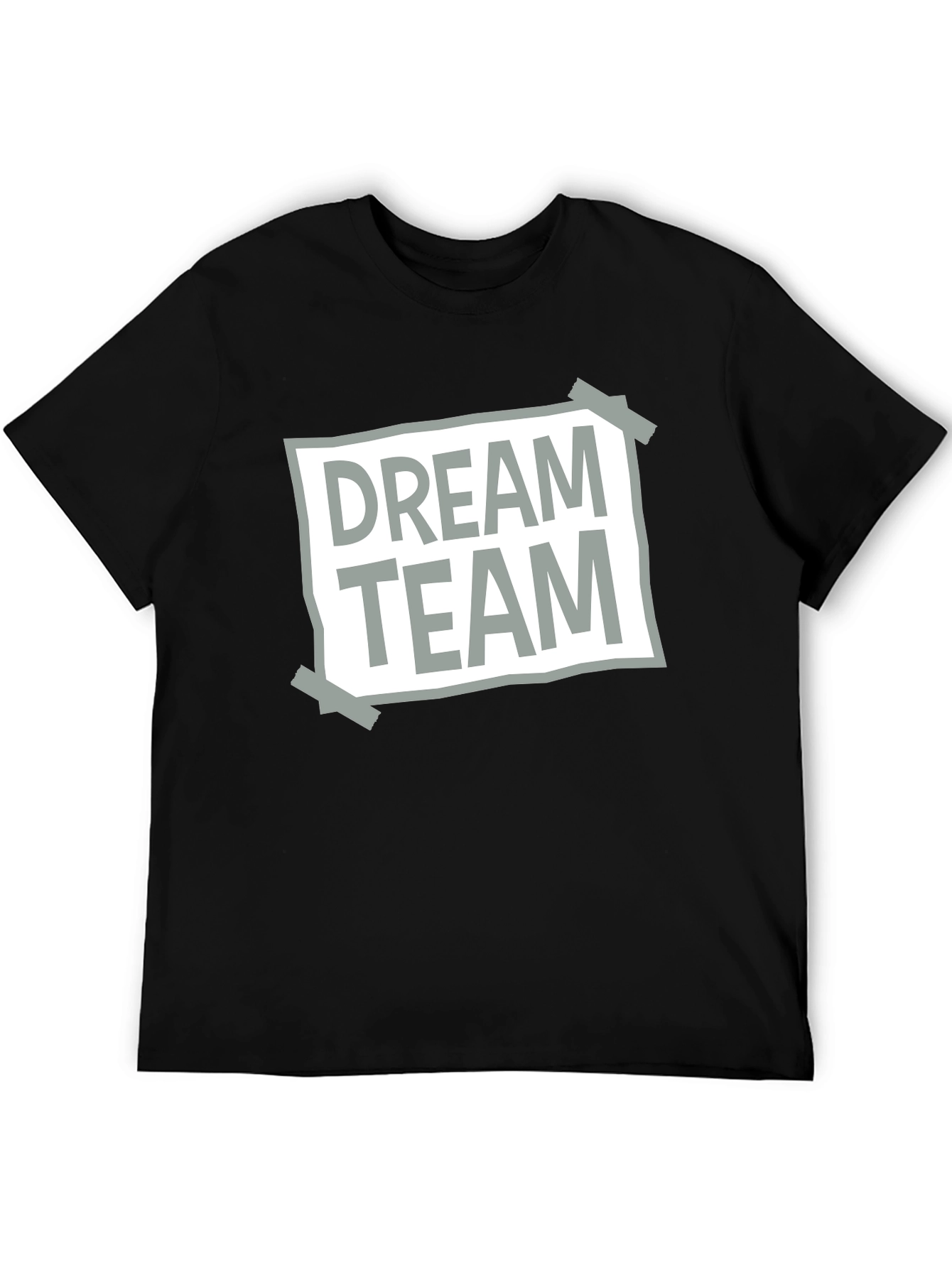 Dream Team Graphic Tee - Casual Crew Neck T-Shirt