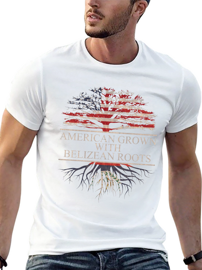 American Grown with Belizean Roots T-Shirt