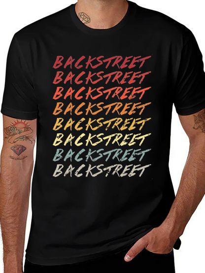 Retro Backstreet Text Graphic Tee