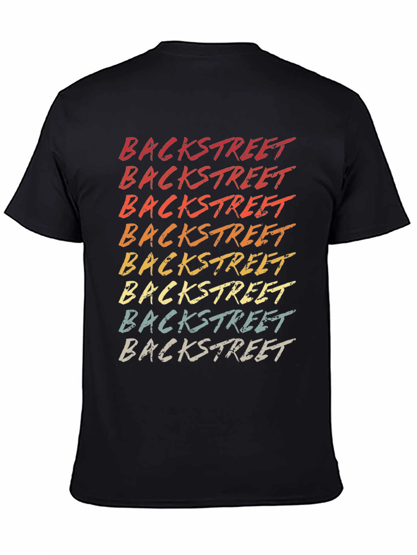 Retro Backstreet Text Graphic Tee