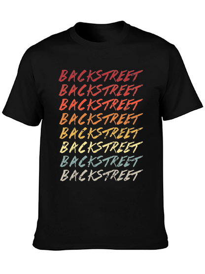 Retro Backstreet Text Graphic Tee