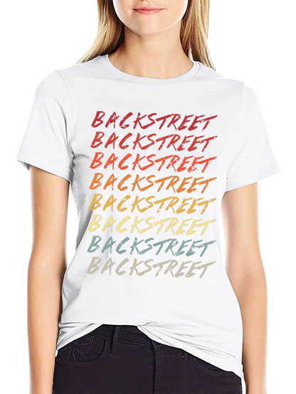 Retro Backstreet Text Graphic Tee
