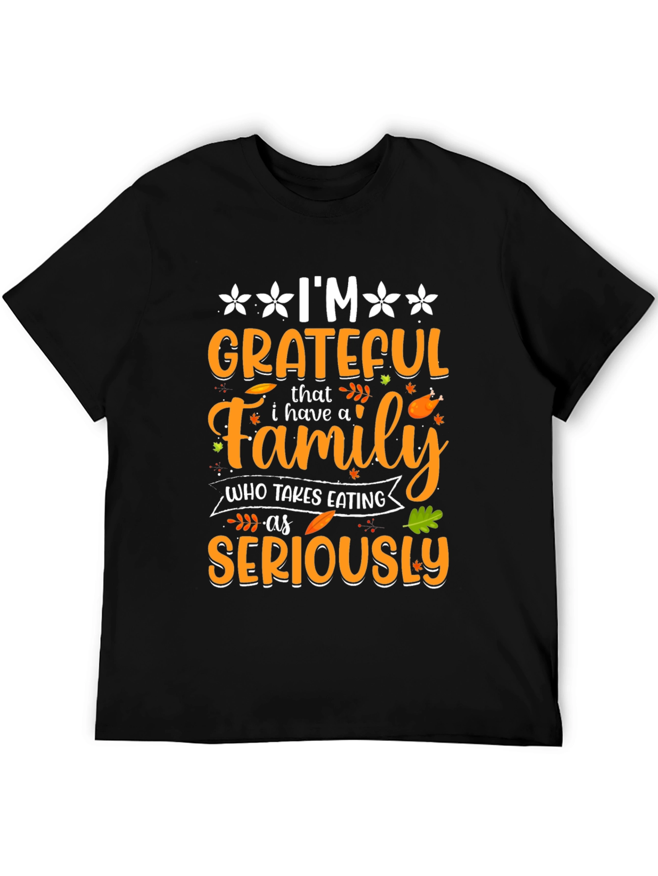 Grateful Family Thanksgiving T-Shirt