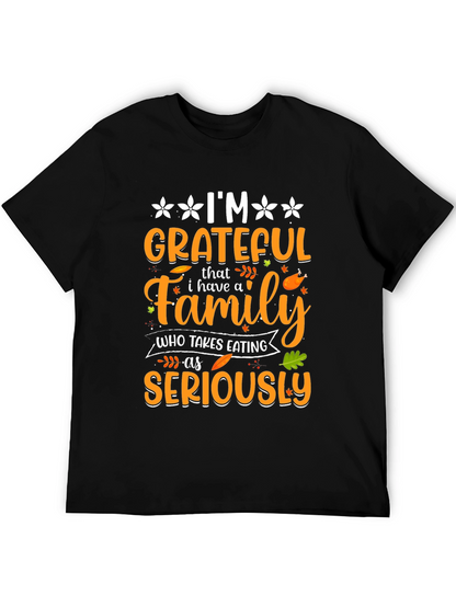 Grateful Family Thanksgiving T-Shirt