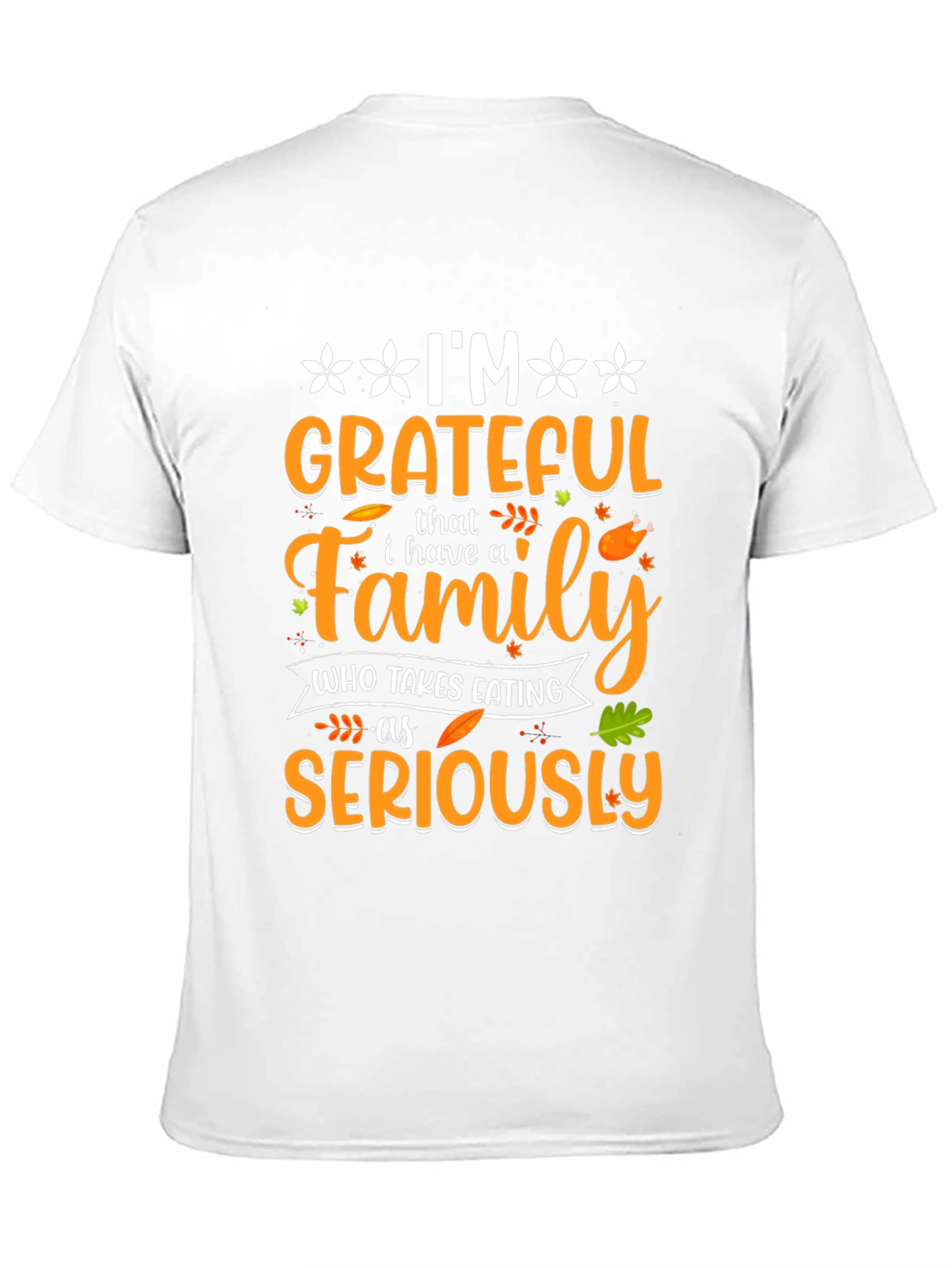 Grateful Family Thanksgiving T-Shirt