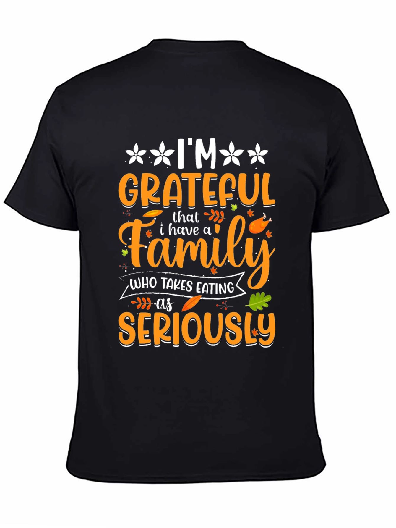 Grateful Family Thanksgiving T-Shirt