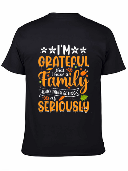 Grateful Family Thanksgiving T-Shirt