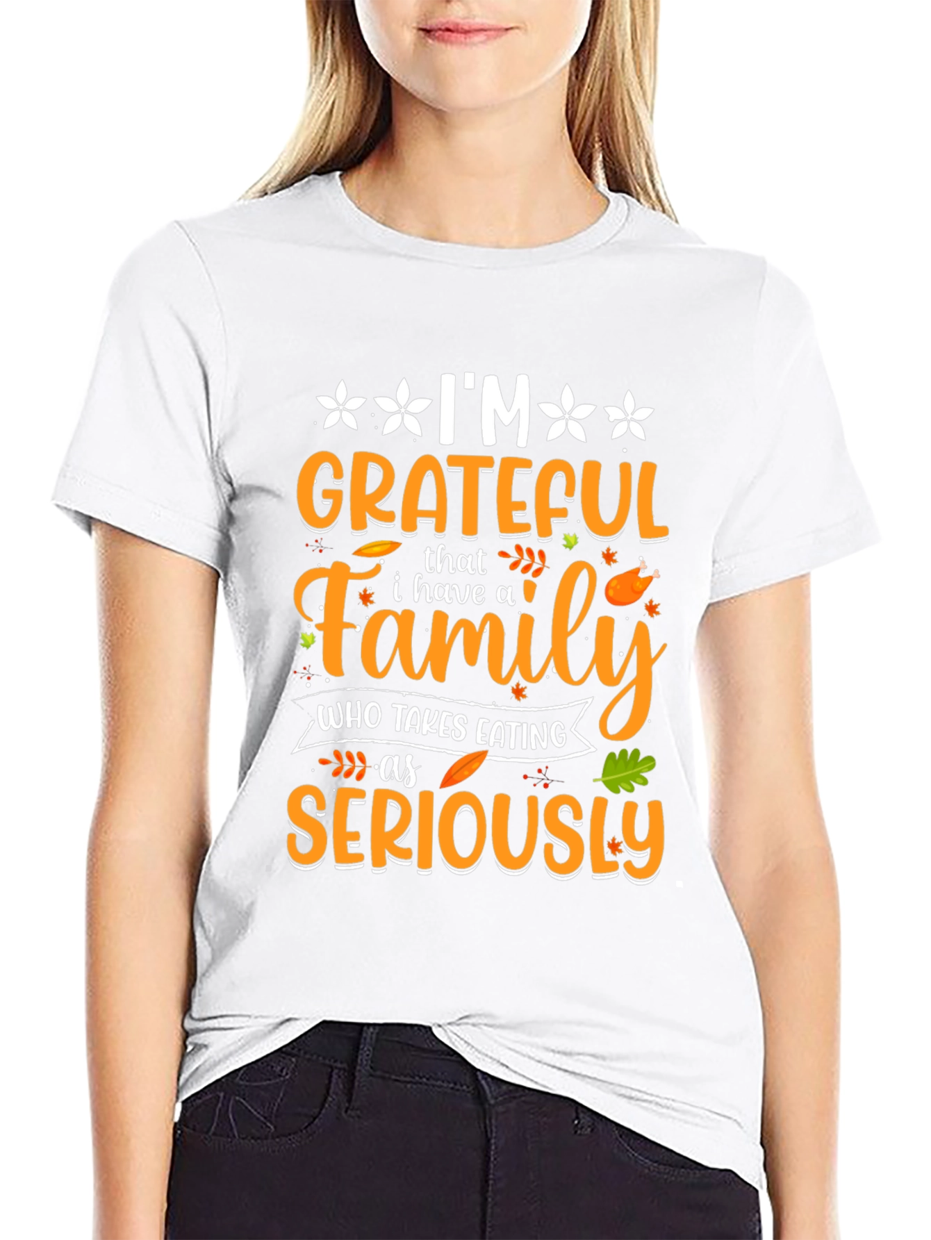 Grateful Family Thanksgiving T-Shirt