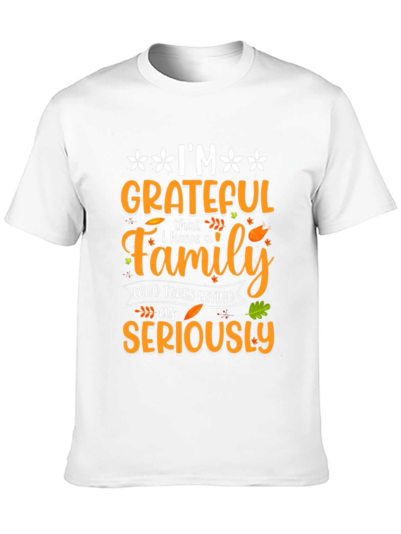 Grateful Family Thanksgiving T-Shirt
