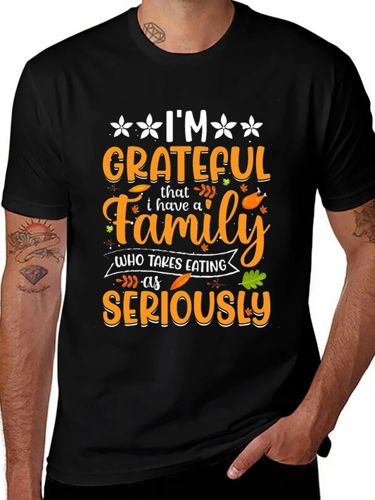 Grateful Family Thanksgiving T-Shirt