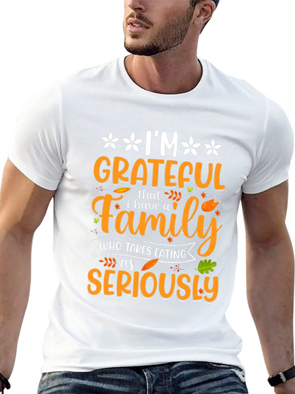 Grateful Family Thanksgiving T-Shirt