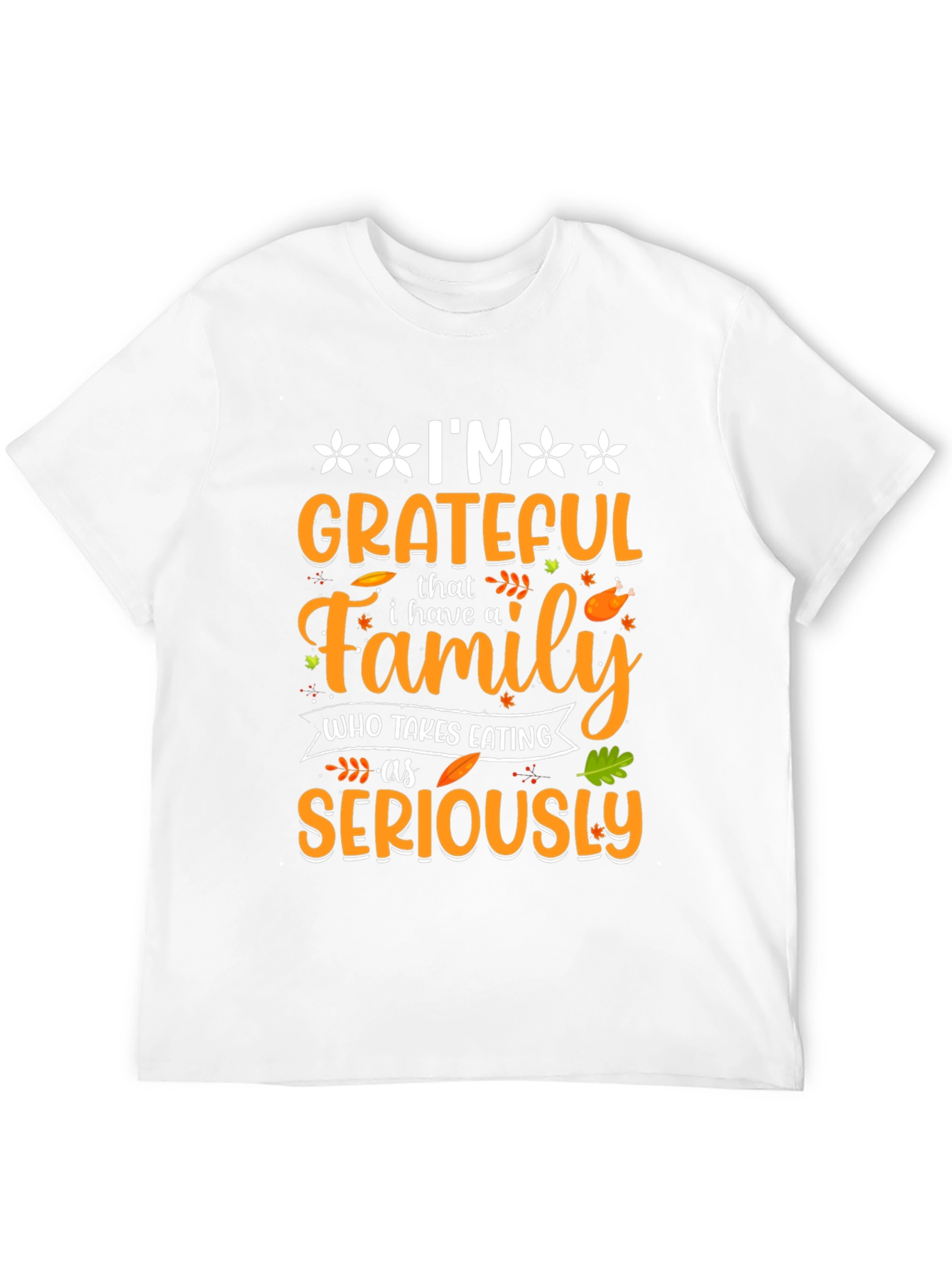 Grateful Family Thanksgiving T-Shirt