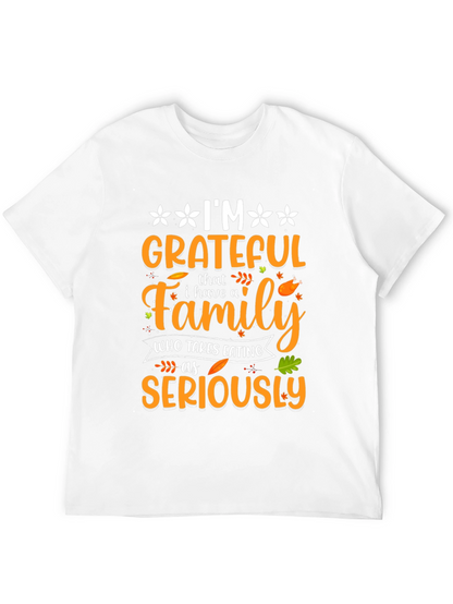 Grateful Family Thanksgiving T-Shirt