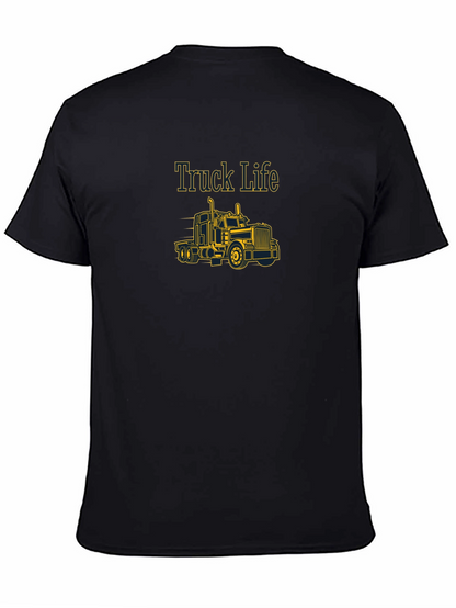 Truck Life T-Shirt - Black Graphic Tee