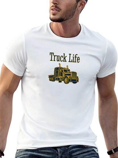 Truck Life T-Shirt - Black Graphic Tee