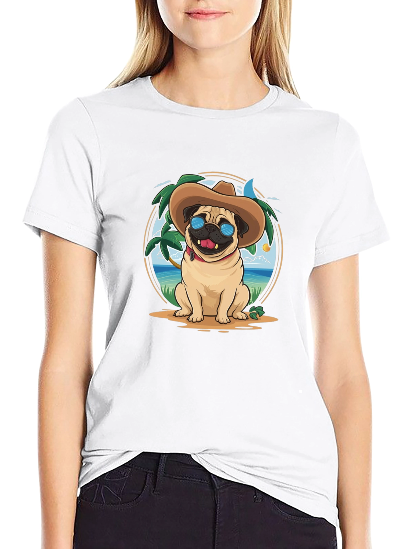 Pug in Paradise T-Shirt