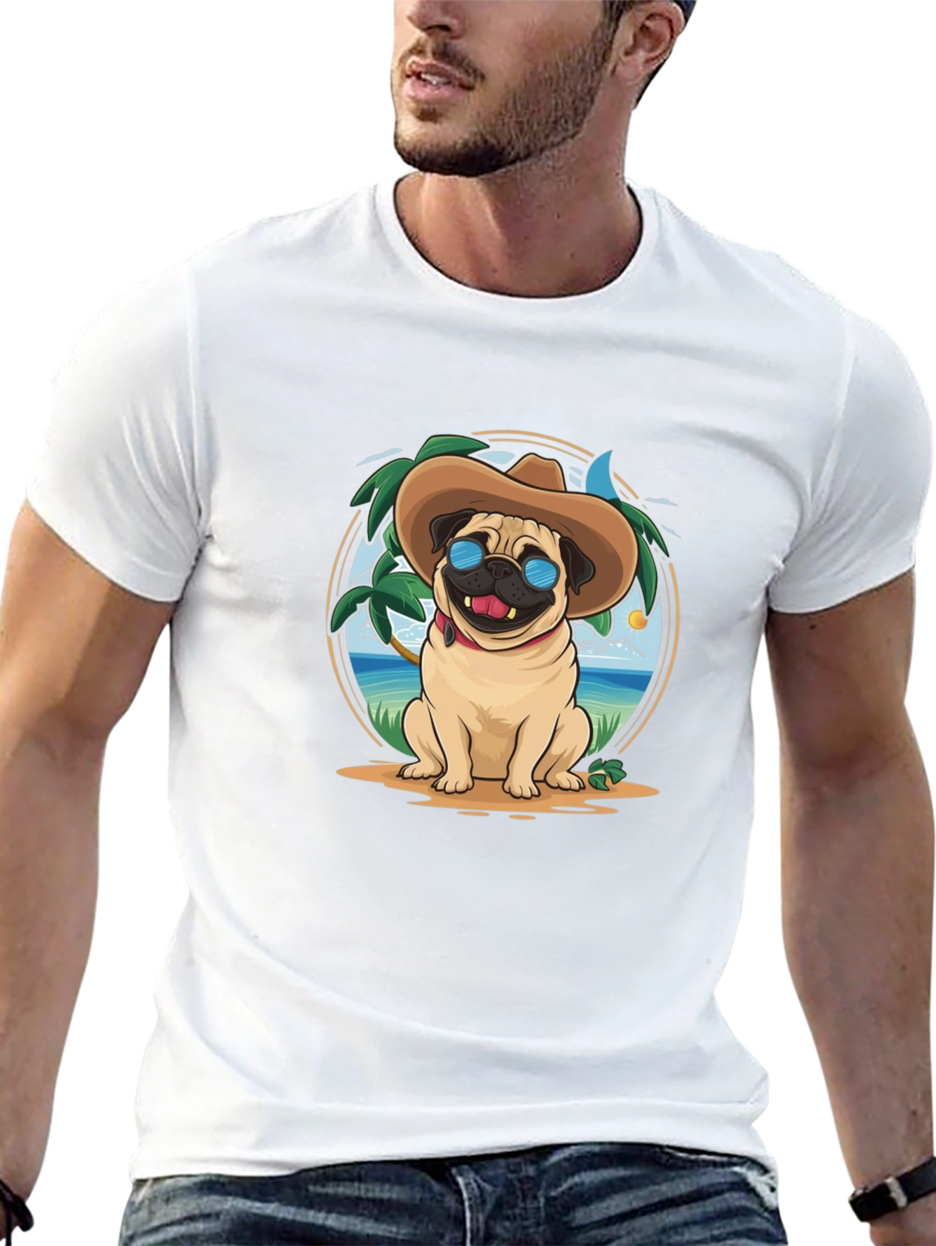 Pug in Paradise T-Shirt