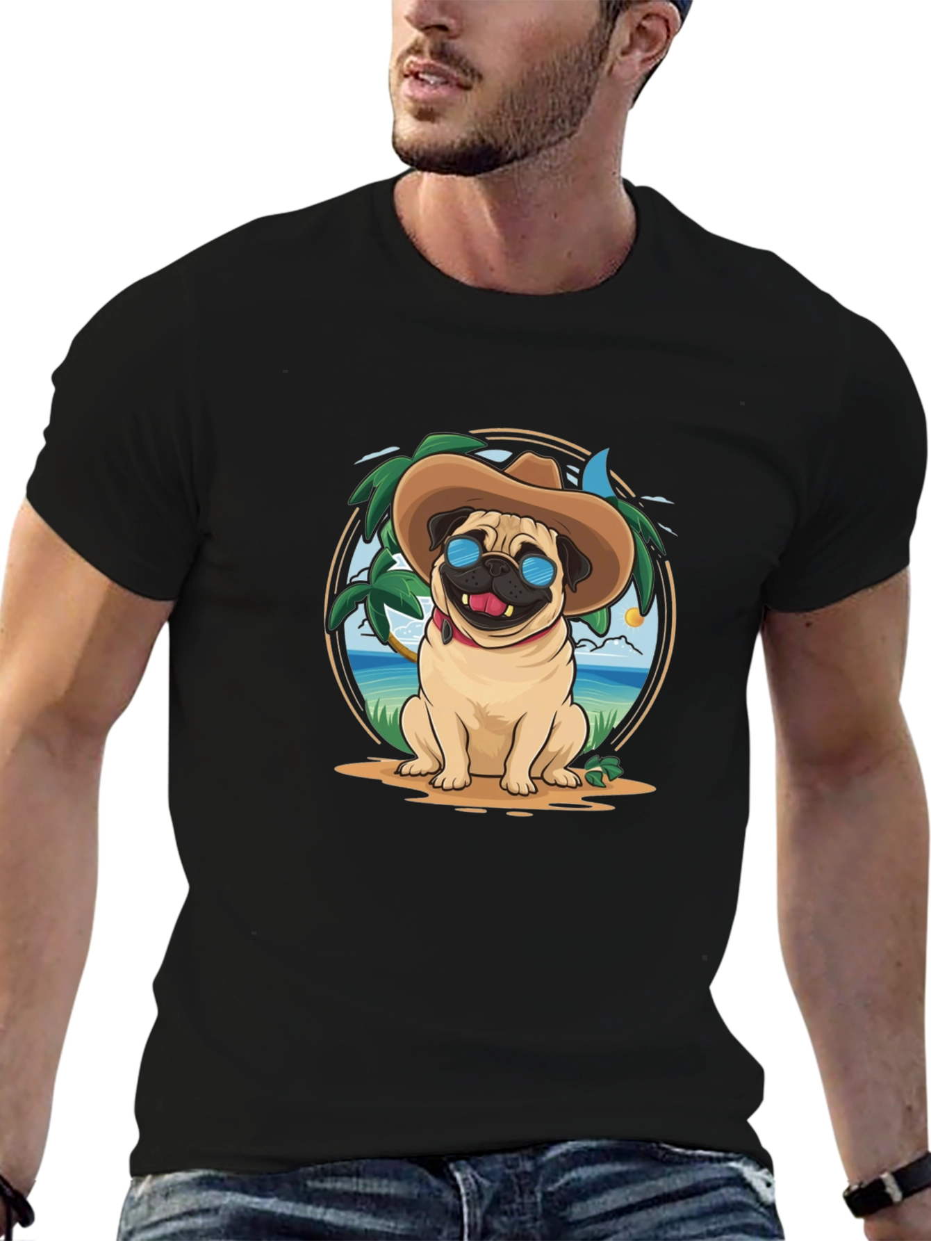 Pug in Paradise T-Shirt