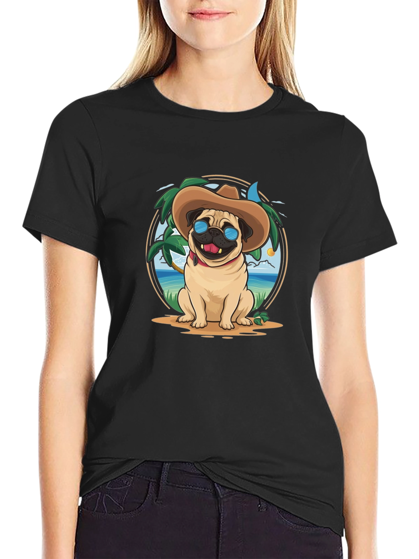 Pug in Paradise T-Shirt
