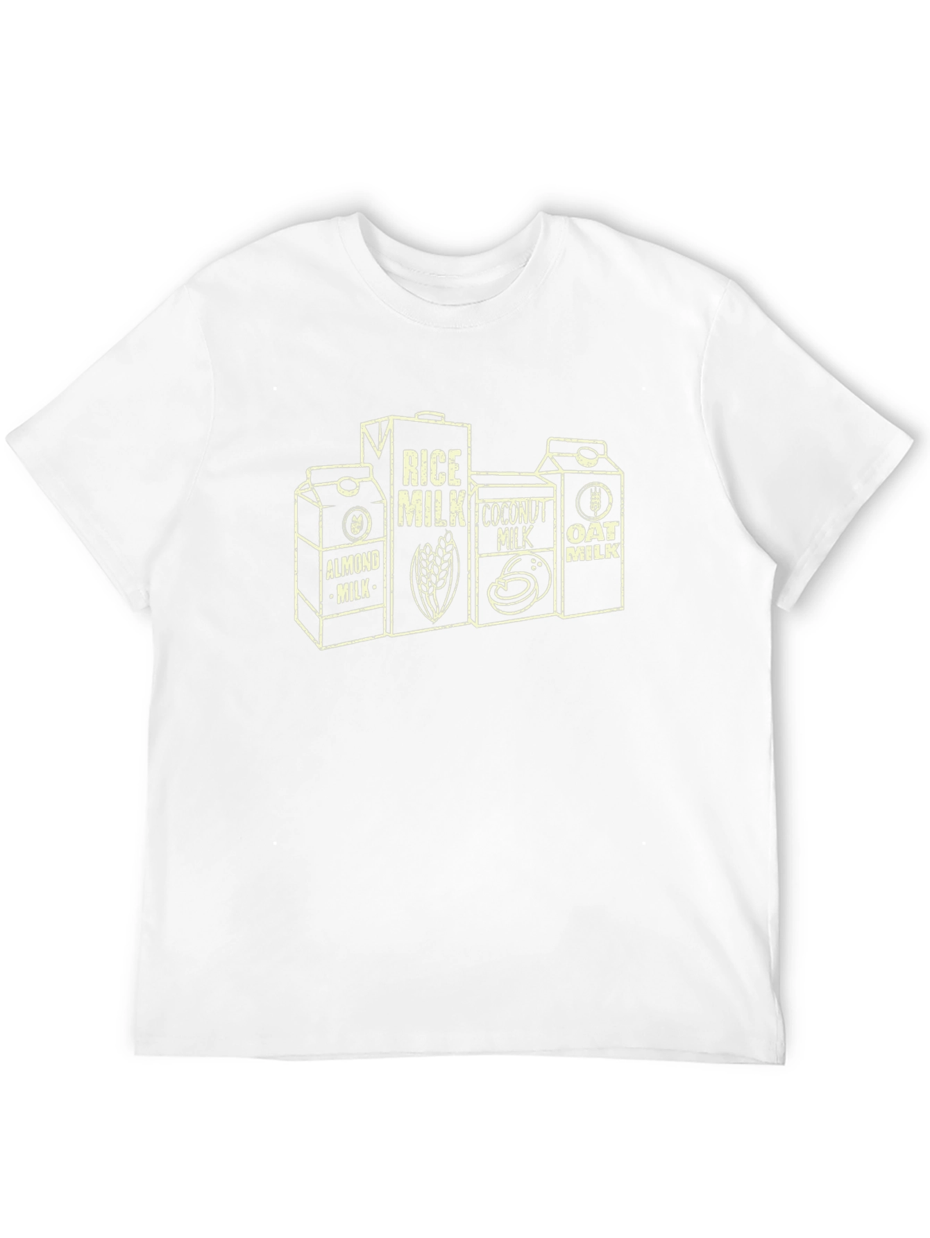 Vegan Milk Carton Graphic Tee - Black