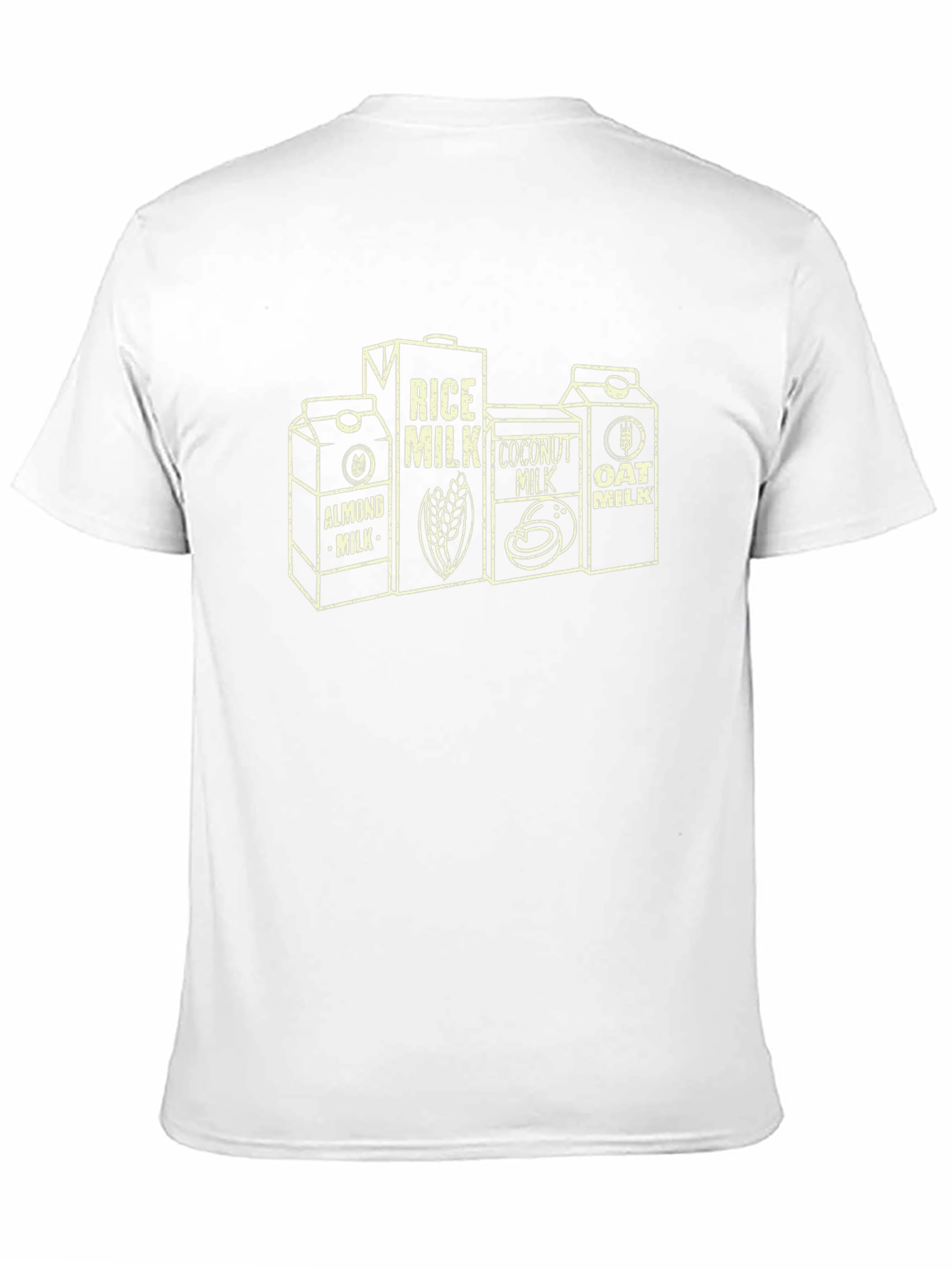 Vegan Milk Carton Graphic Tee - Black