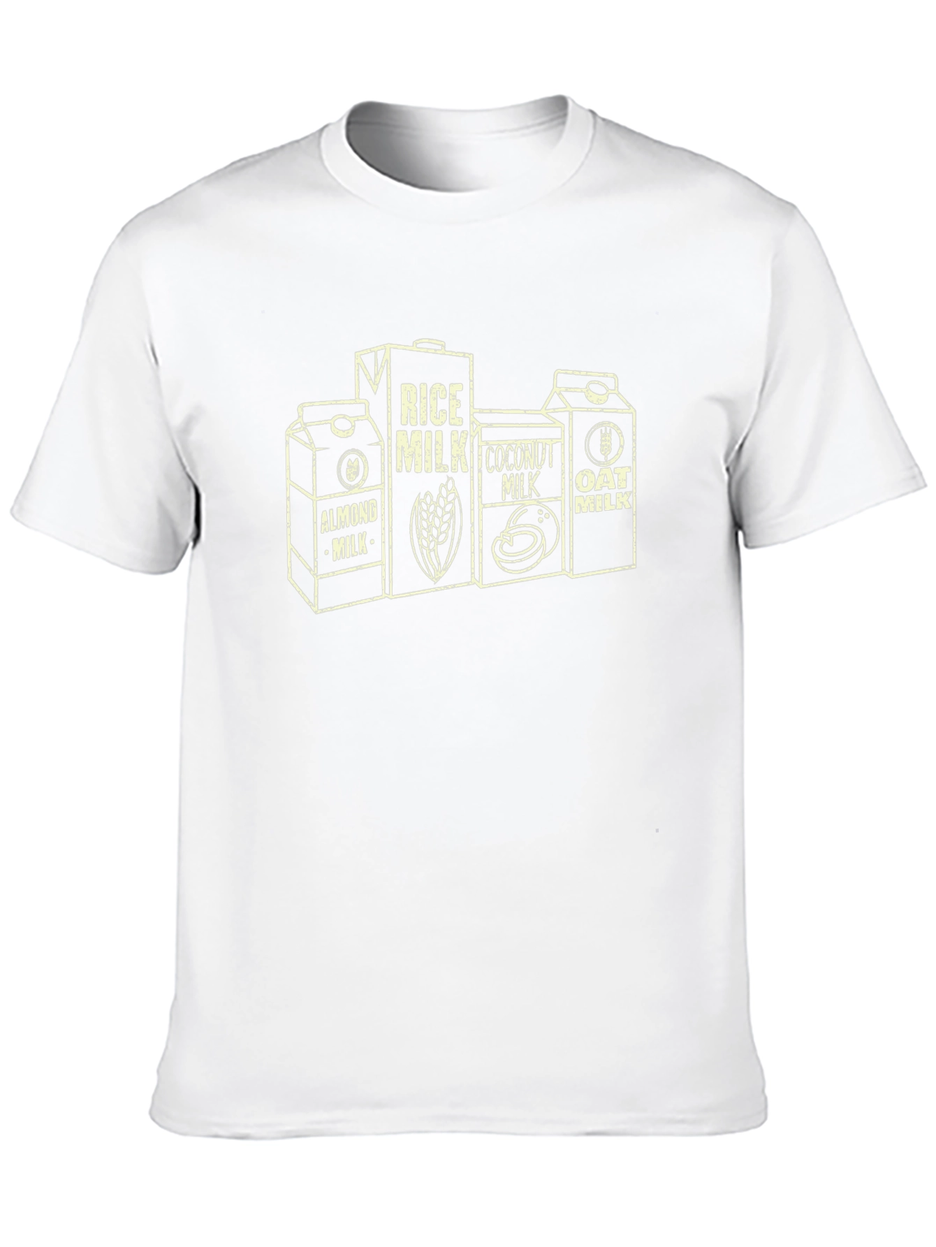 Vegan Milk Carton Graphic Tee - Black