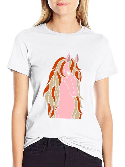 Horse Graphic Black T-Shirt