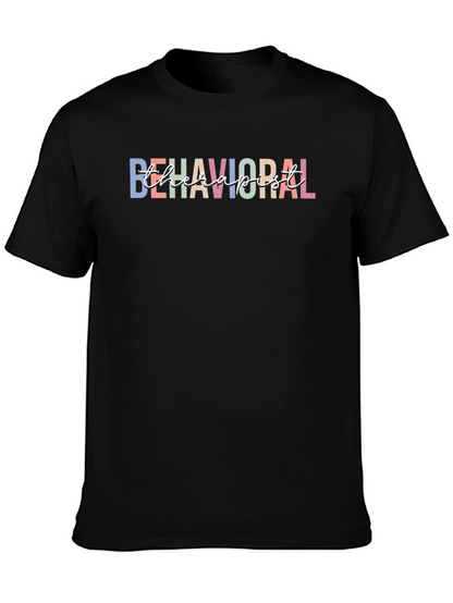 Behavioral Therapist Black T-Shirt