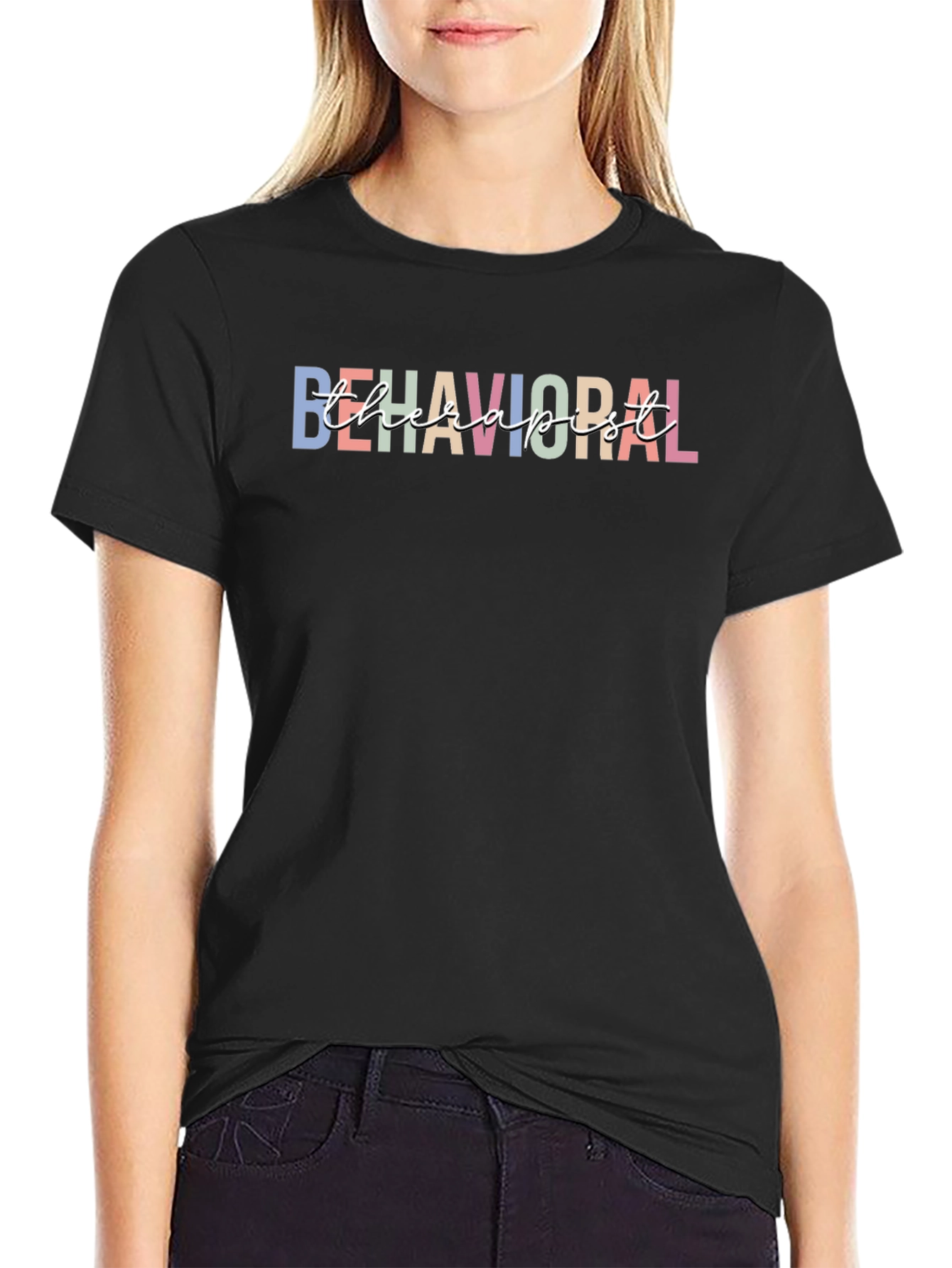 Behavioral Therapist Black T-Shirt