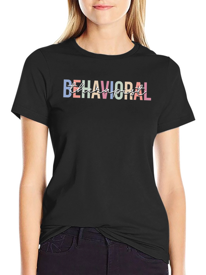 Behavioral Therapist Black T-Shirt