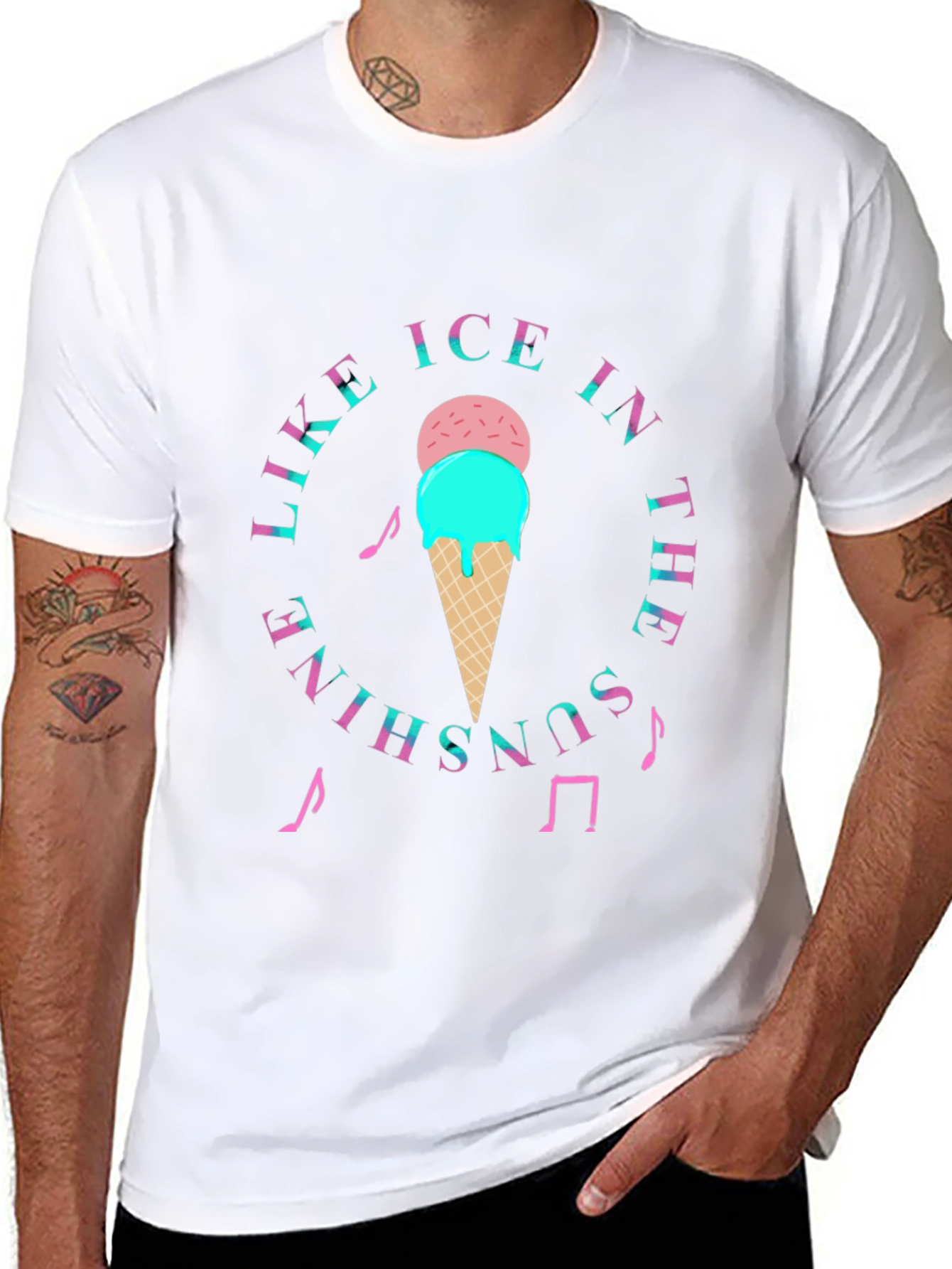 Like Ice In The Sunshine Black T-Shirt