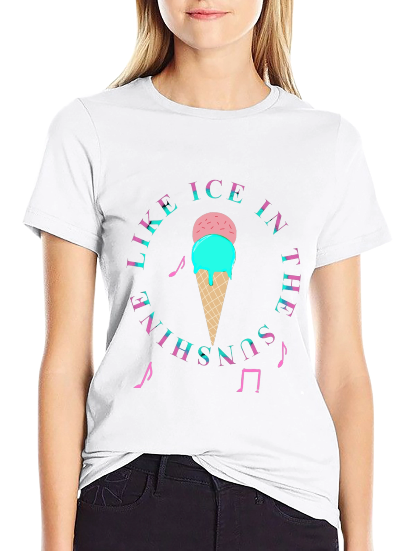 Like Ice In The Sunshine Black T-Shirt