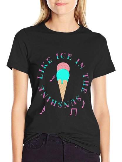 Like Ice In The Sunshine Black T-Shirt