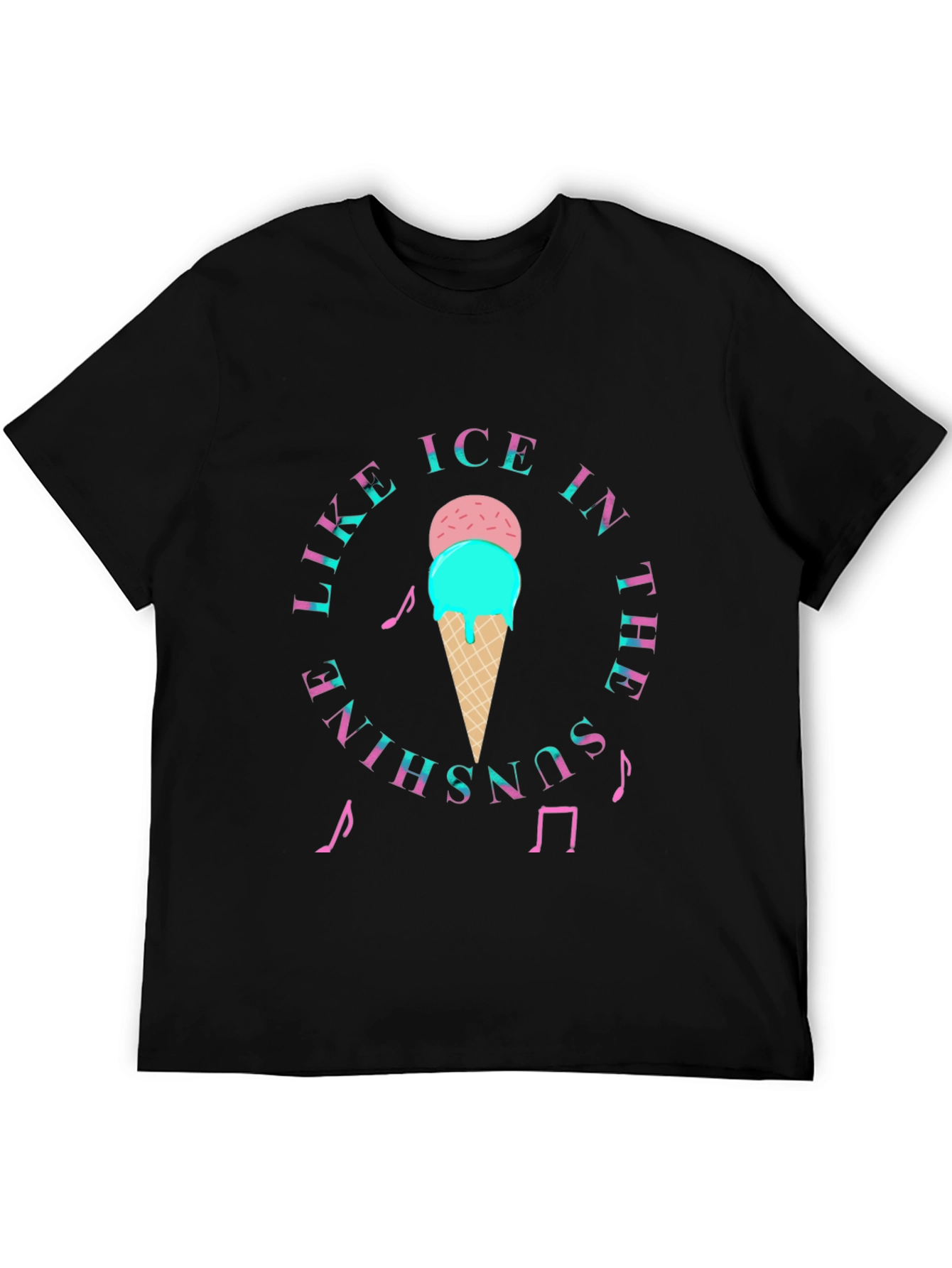 Like Ice In The Sunshine Black T-Shirt