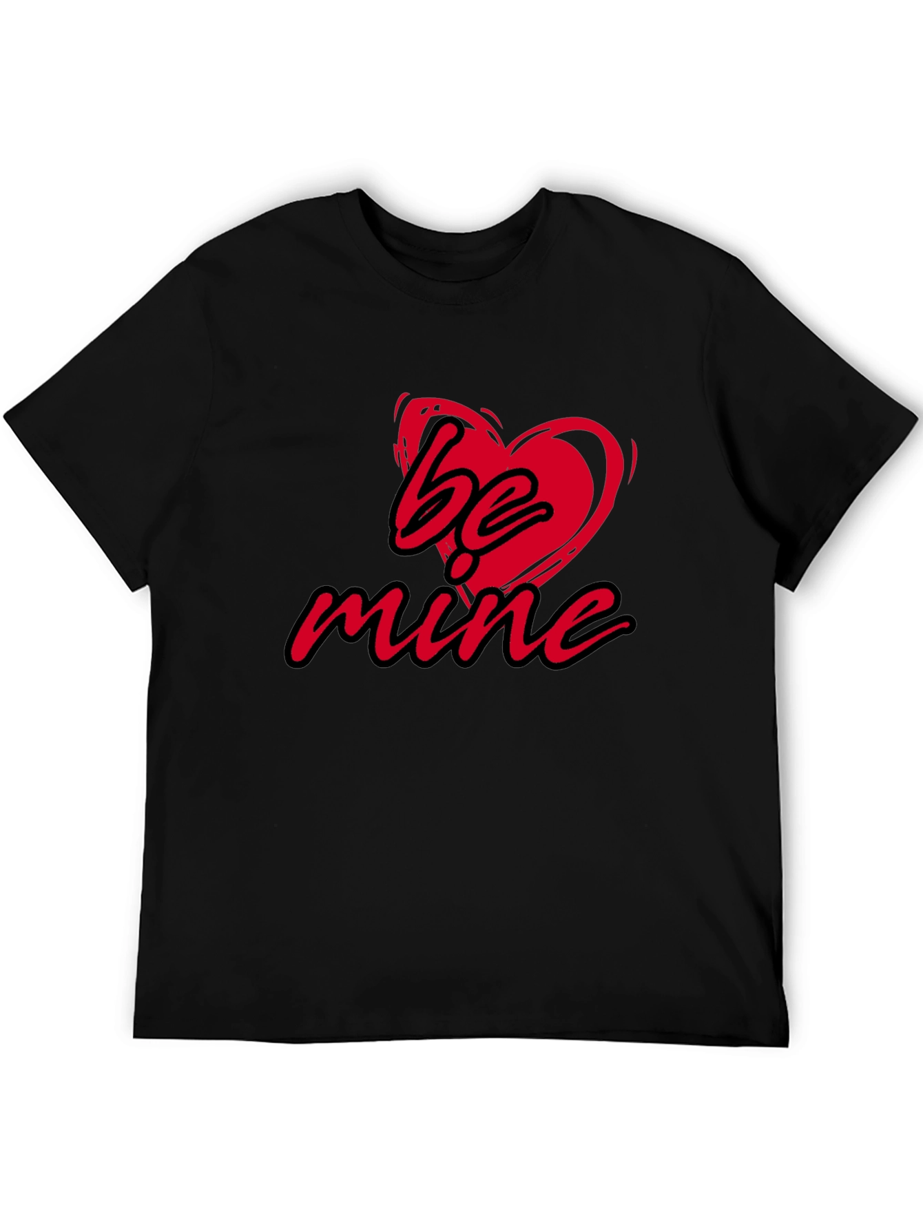 Be Mine Valentines Day Tee - Romantic Heart T-Shirt