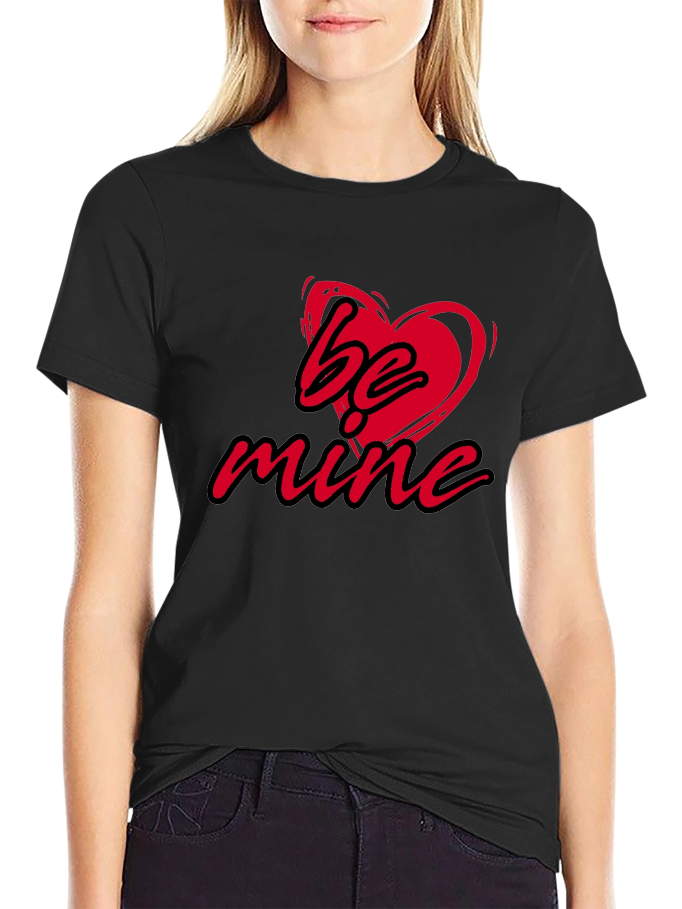 Be Mine Valentines Day Tee - Romantic Heart T-Shirt