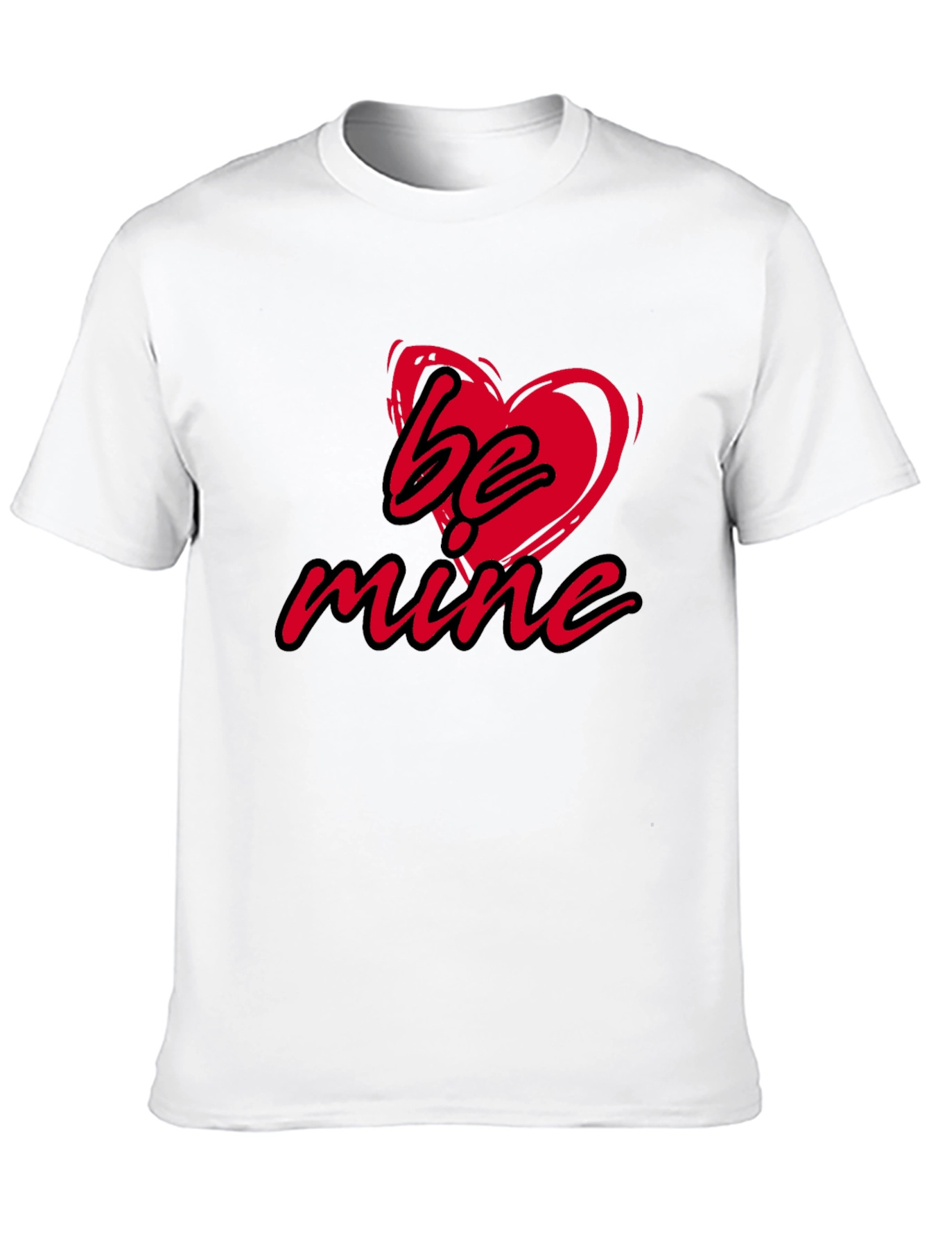 Be Mine Valentines Day Tee - Romantic Heart T-Shirt
