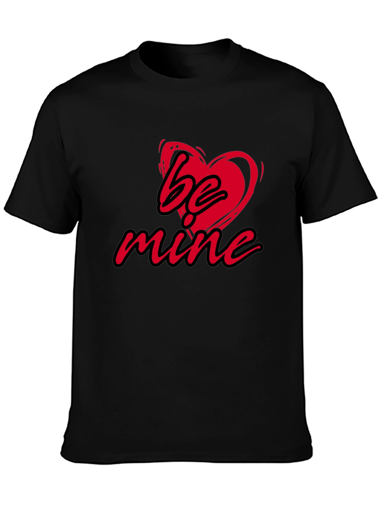 Be Mine Valentines Day Tee - Romantic Heart T-Shirt