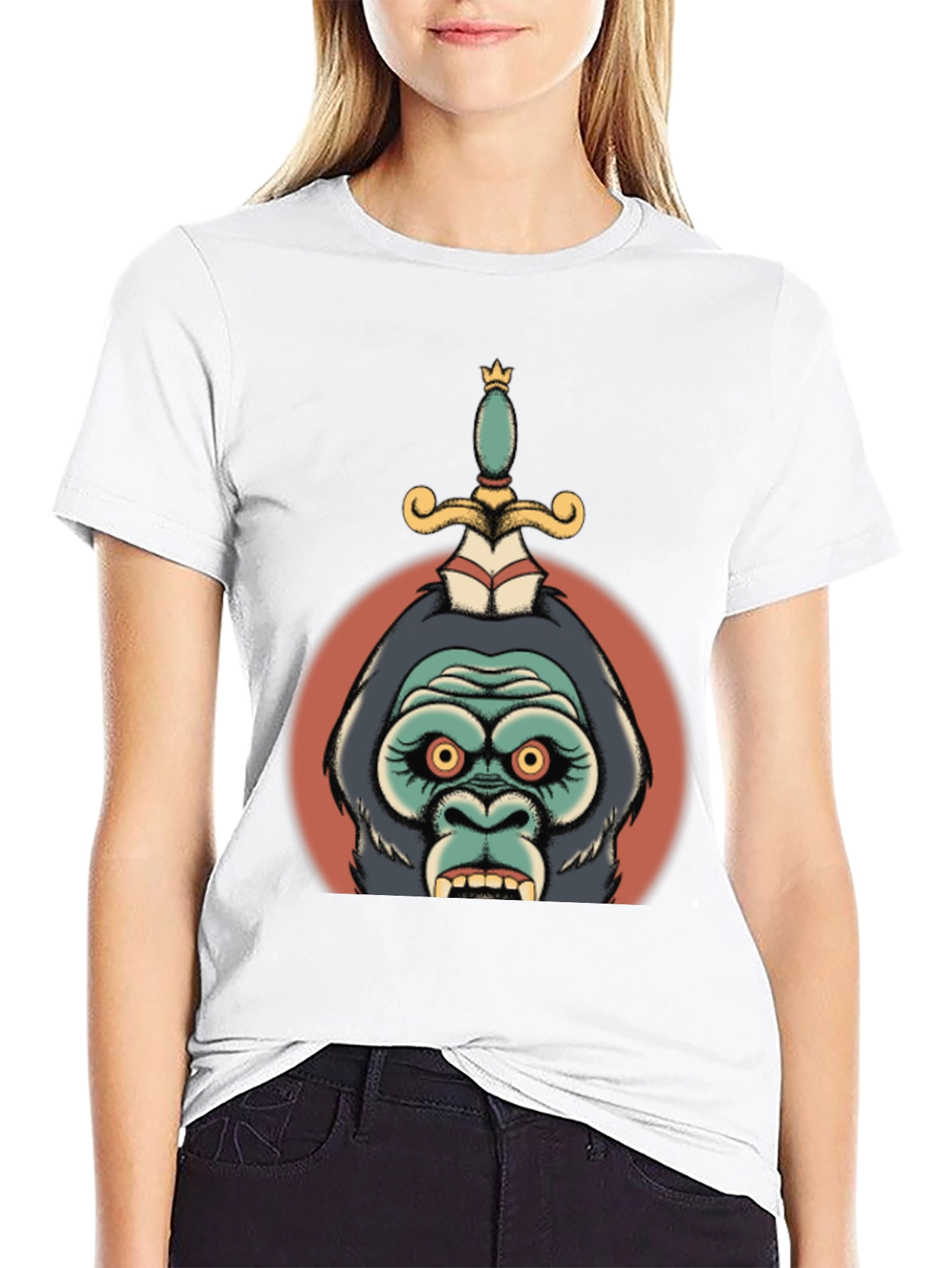 King Kong Dagger Graphic Tee - Black