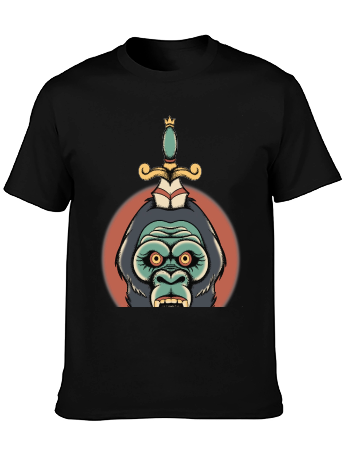 King Kong Dagger Graphic Tee - Black