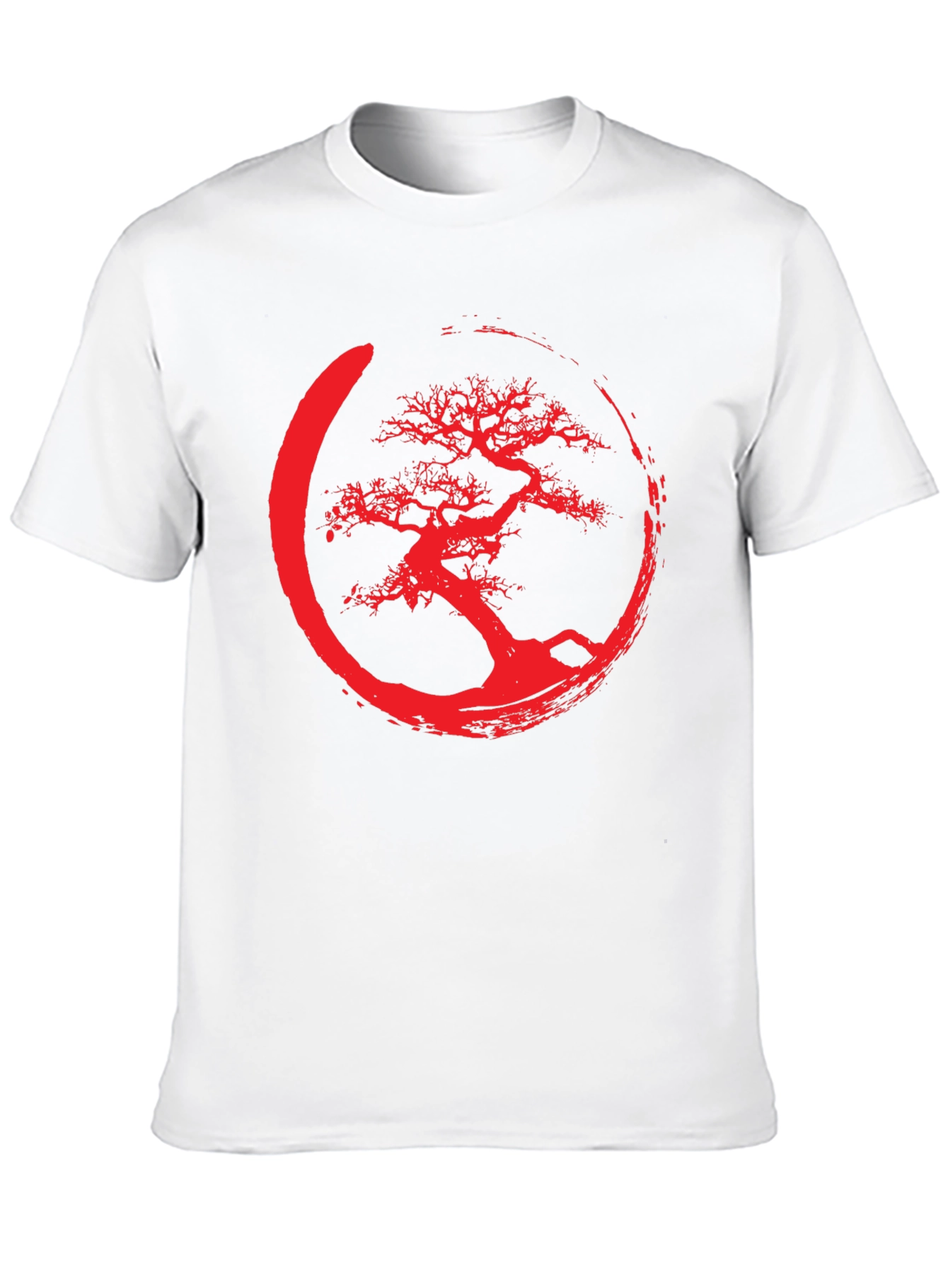 Enso Bonsai Tree Graphic Tee - Black