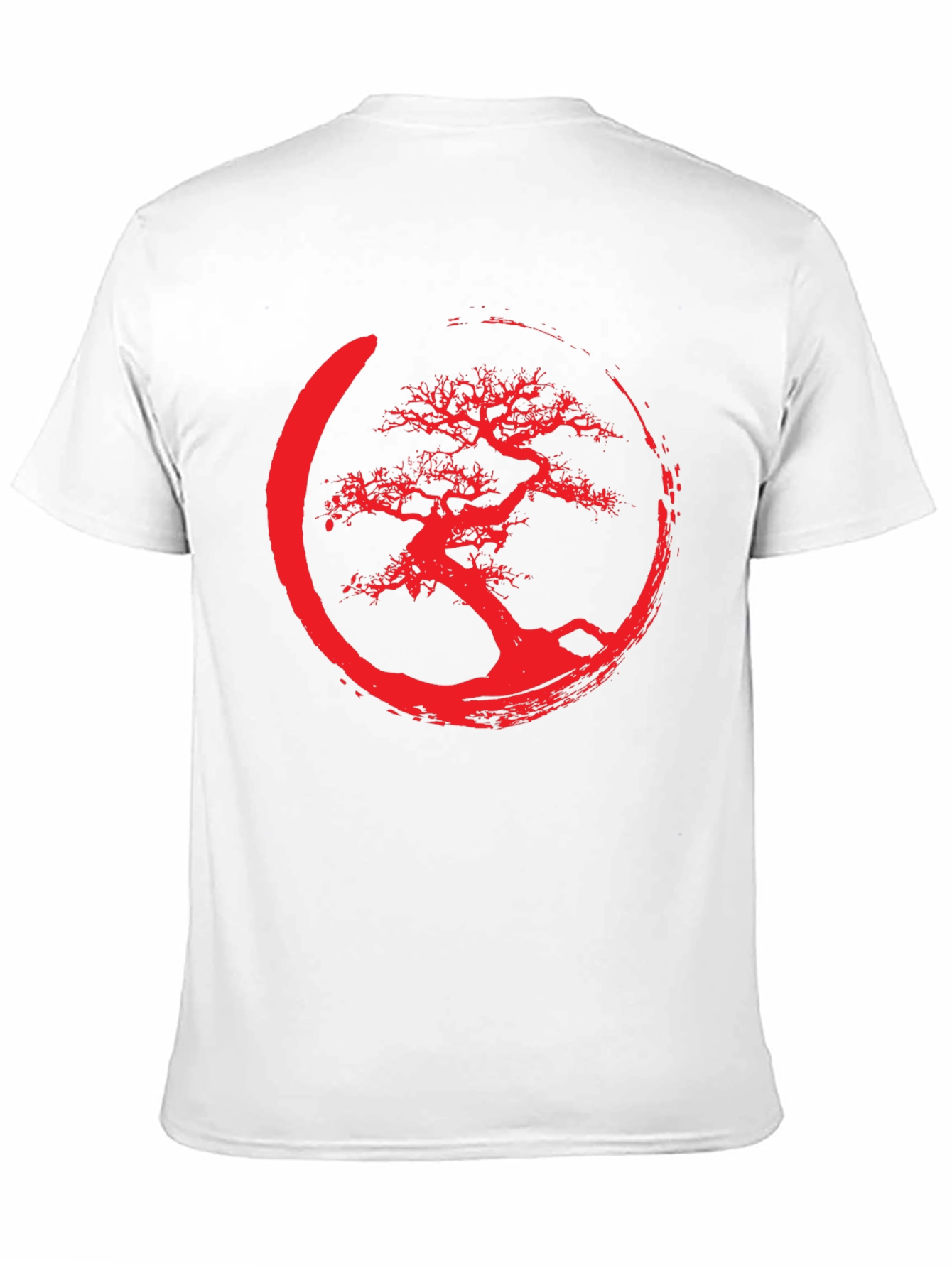 Enso Bonsai Tree Graphic Tee - Black