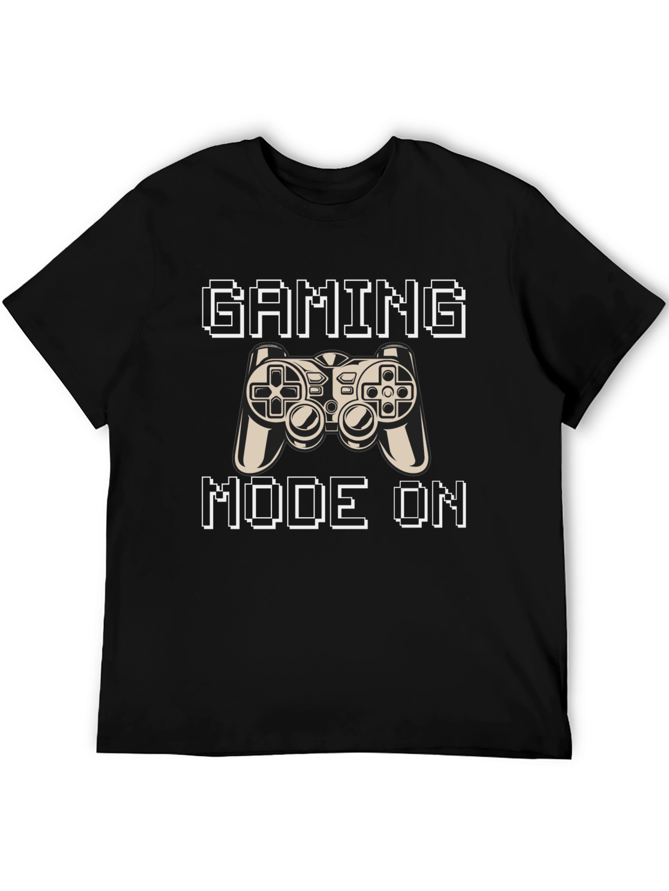 Gaming Mode On Black T-Shirt