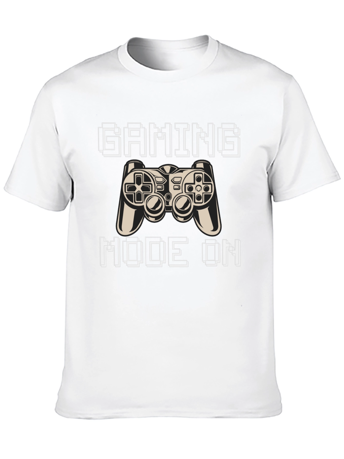 Gaming Mode On Black T-Shirt