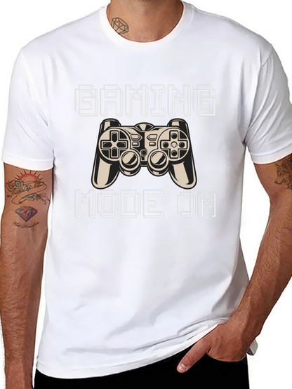 Gaming Mode On Black T-Shirt