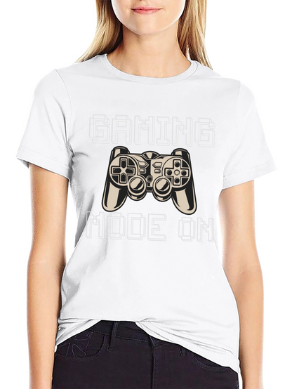 Gaming Mode On Black T-Shirt