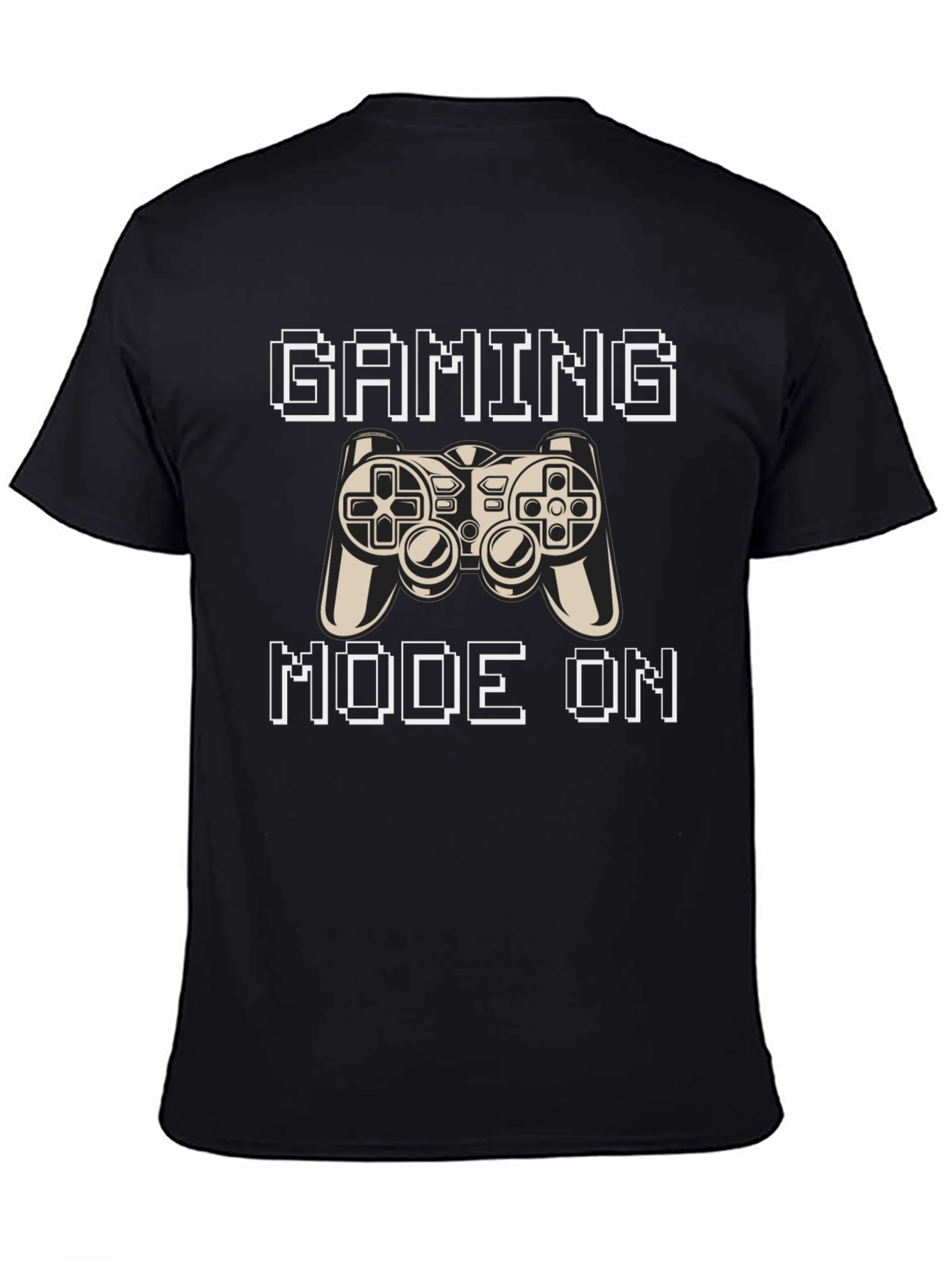Gaming Mode On Black T-Shirt