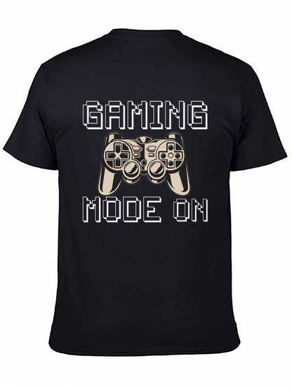 Gaming Mode On Black T-Shirt