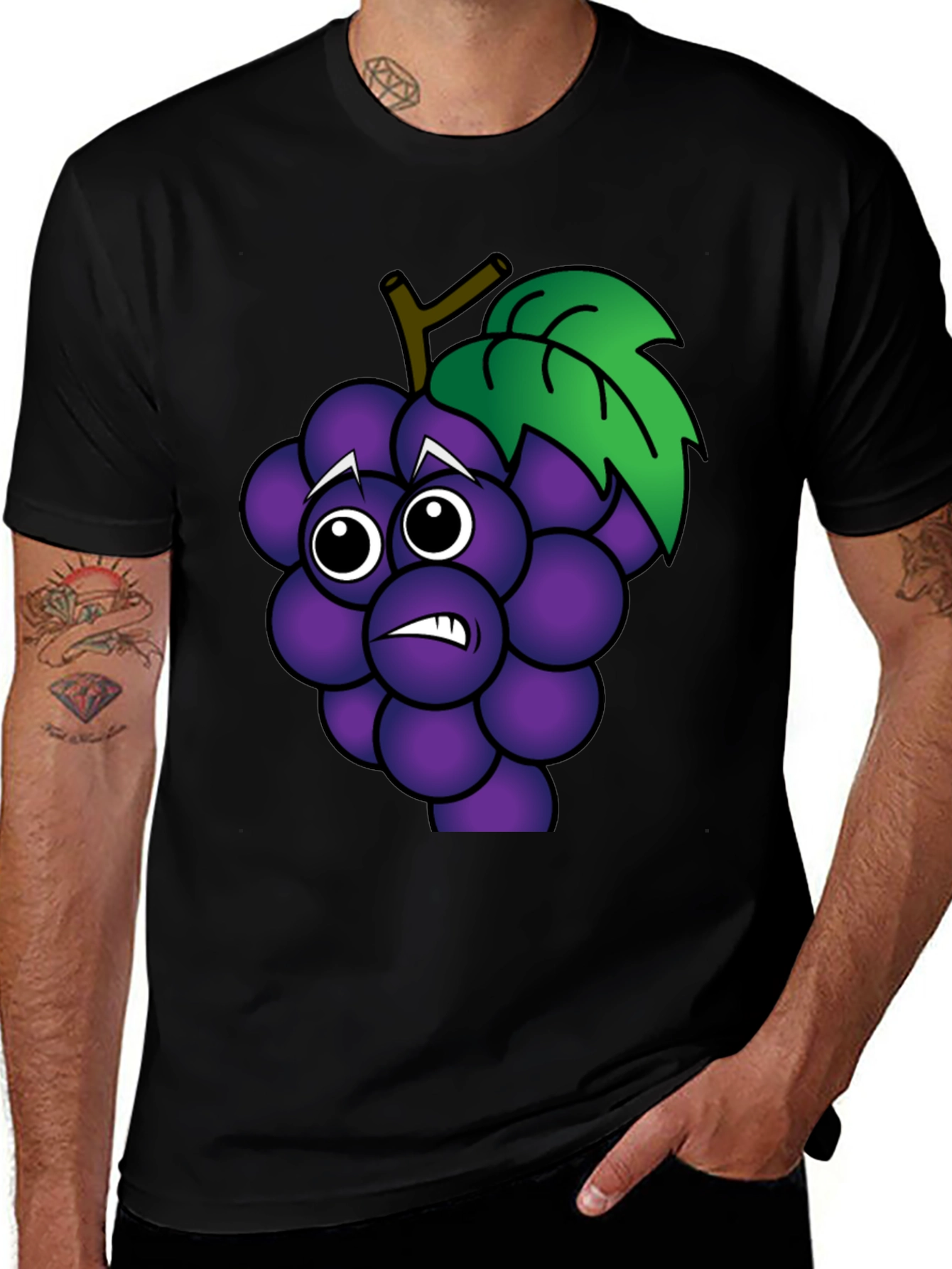 Funny Grape Graphic T-Shirt - Unisex
