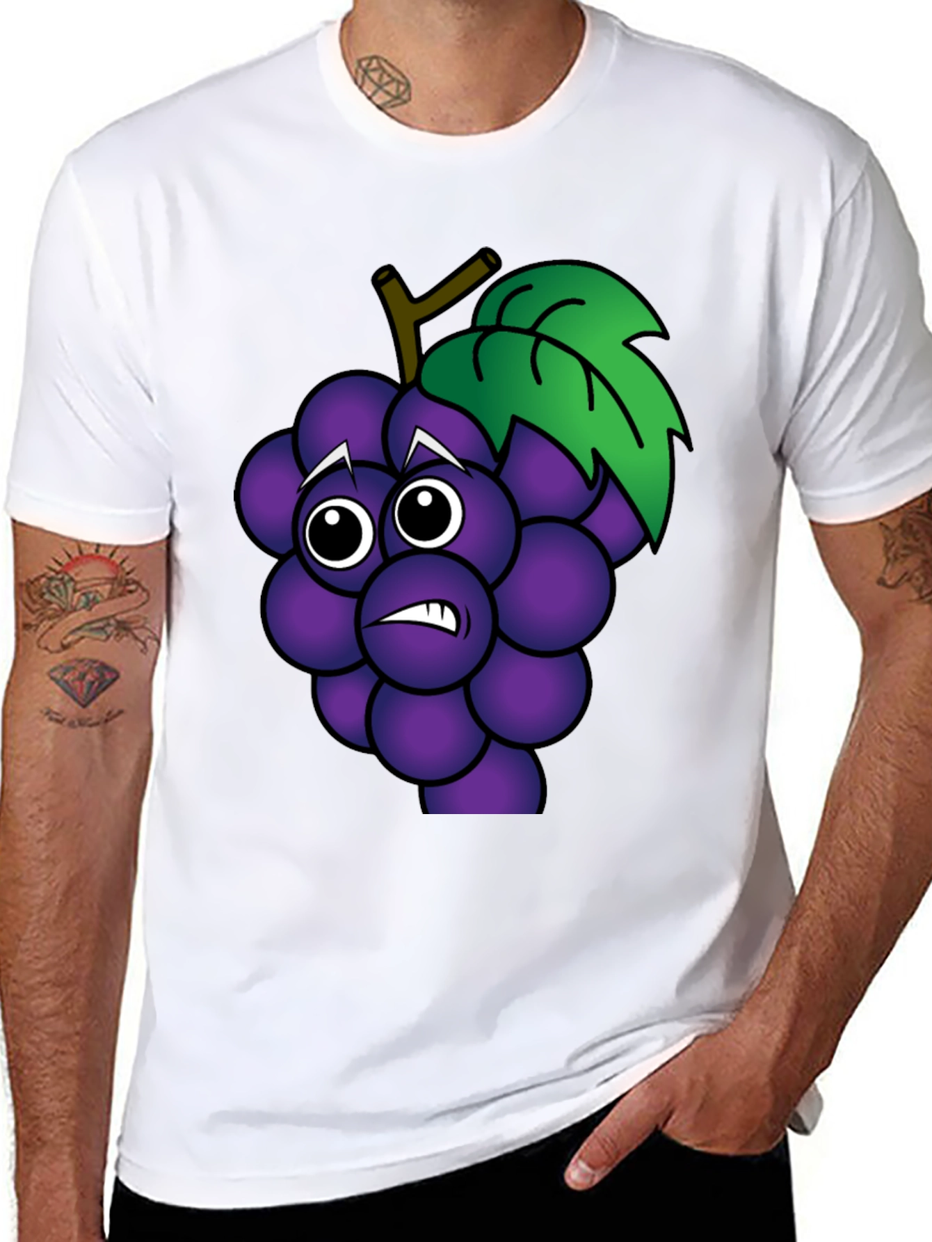 Funny Grape Graphic T-Shirt - Unisex